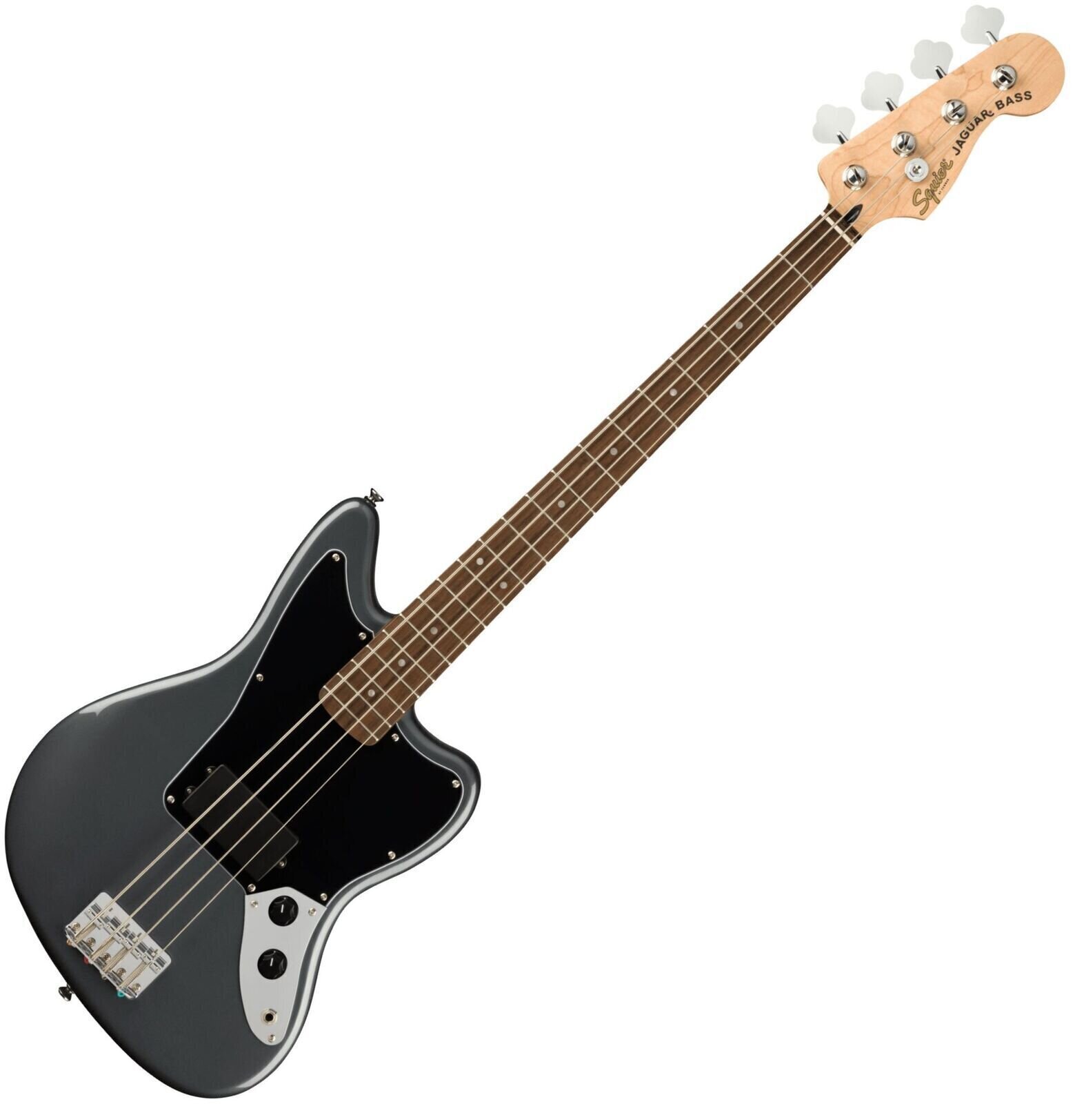 E-Bass Fender Squier Affinity Series Jaguar Bass Charcoal Frost Metallic