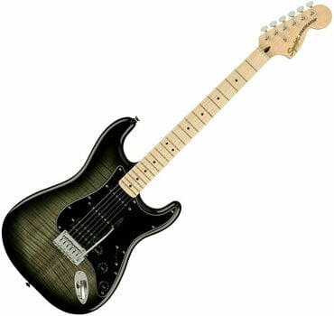 E-Gitarre Fender Squier Affinity Series Stratocaster FMT Black Burst - 1