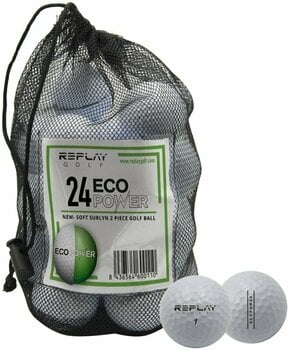 Golfová loptička Replay Golf ECO-Power Soft Surlyn 24 Mesh Bag - 1