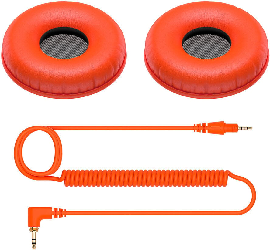 Ear Pads for headphones Pioneer HC-CP08 Ear Pads for headphones HDJ-CUE1-HDJ-CUE1BT Orange