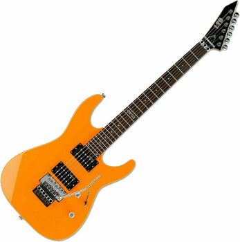 Guitare électrique ESP LTD M-50FR LH Neon Orange Guitare électrique - 1
