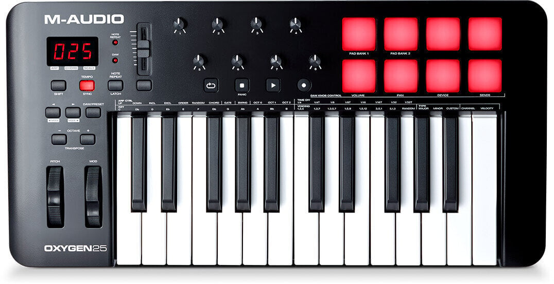 MIDI keyboard M-Audio Oxygen 25 MKV