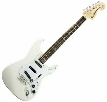 E-Gitarre Fender Ritchie Blackmore Stratocaster Scalloped RW Olympic White - 1