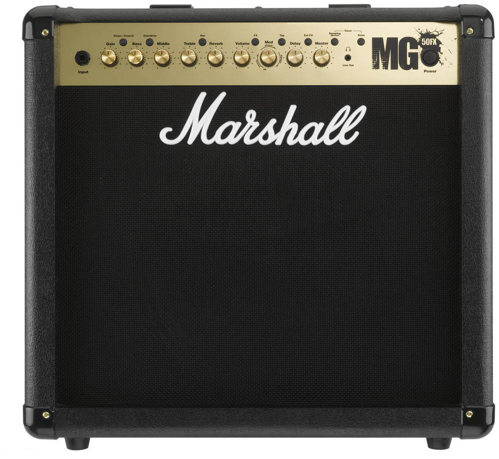 Amplificador combo solid-state Marshall MG 50 FX