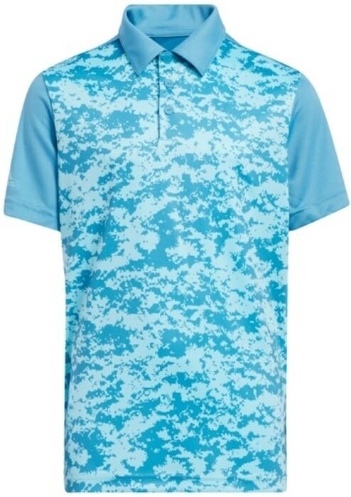 Polo majice Adidas Digital Camo Hazy Blue 11 - 12 let Polo majice