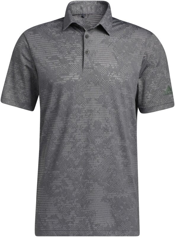 Polo-Shirt Adidas Camo Black/Grey Three M Polo-Shirt