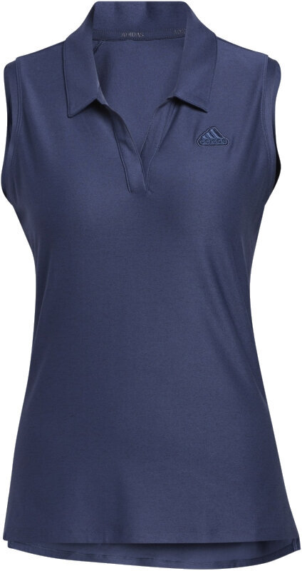 Риза за поло Adidas Go-To Sleeveless Crew Navy XS Риза за поло