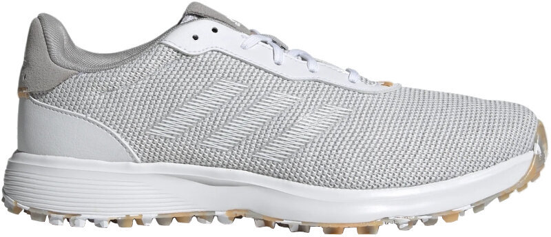 Pantofi de golf pentru bărbați Adidas S2G SL Grey Three/White/Hazy Orange 45 1/3 Pantofi de golf pentru bărbați