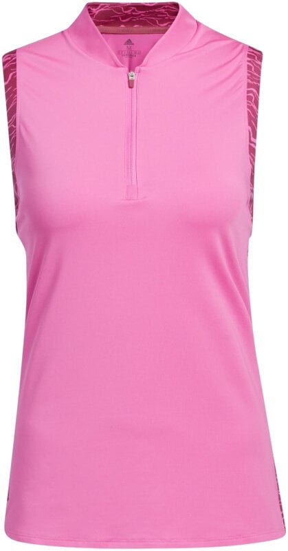 Polo Shirt Adidas Ultimate 365 Printed Sleeveless Screaming Pink XL Polo Shirt