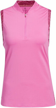 Polo Shirt Adidas Ultimate 365 Printed Sleeveless Screaming Pink XL Polo Shirt - 1