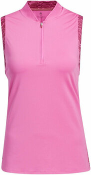 Πουκάμισα Πόλο Adidas Ultimate 365 Printed Sleeveless Screaming Pink XL Πουκάμισα Πόλο - 1