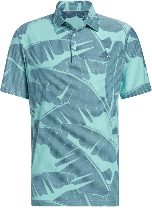 Πουκάμισα Πόλο Adidas Vibes Print Acid Mint/Wild Teal M Πουκάμισα Πόλο