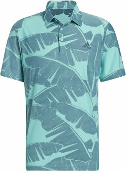 Polo-Shirt Adidas Vibes Print Acid Mint/Wild Teal M Polo-Shirt - 1