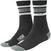 Meias Chrome Merino Stripe Crew Black/Castle Rock M Meias