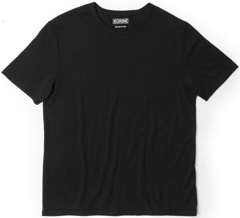 Тениска Chrome Merino SS Black M Тениска