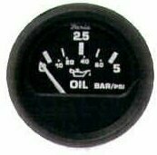 Bootsinstrumente Faria Oil Pressure 0-10bar - Black - 1