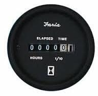 Faria Hourmeter - Black