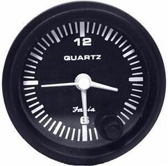 Faria Clock Quartz Analog - Black