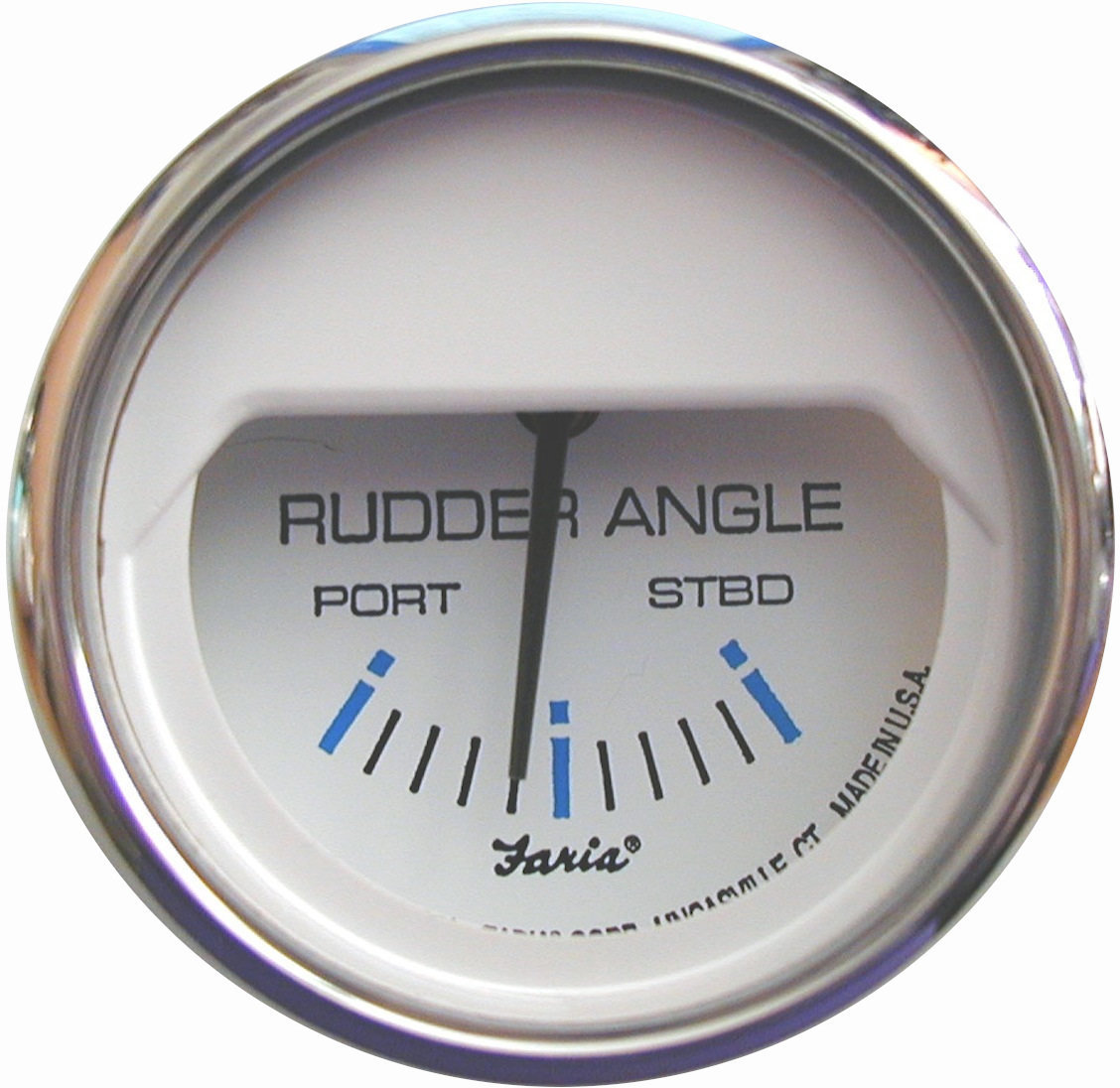 Palubni inštrumenti / Budilke Faria Rudder Angle - White