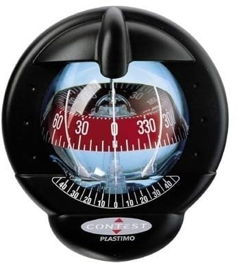 Kompas lodný Plastimo Compass Contest 101 Black-Red 10-25° tilted bulkhead