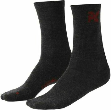 Chaussettes trekking et randonnée Chrome Merino Crew Charcoal M Chaussettes trekking et randonnée - 1