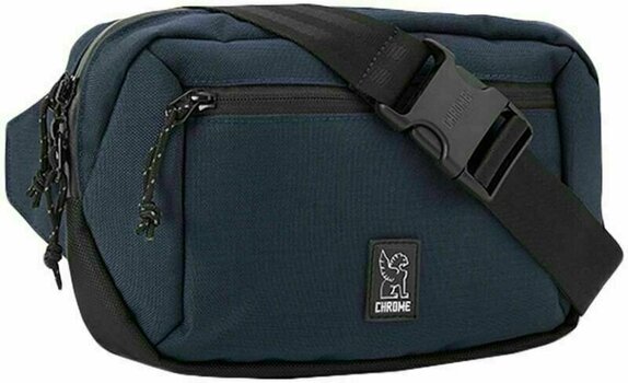 Wallet, Crossbody Bag Chrome Ziptop Navy Blue Crossbody Bag - 1