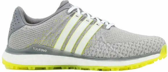 Men's golf shoes Adidas Tour360 XT-SL Tex Grey Three/White/Acid Yellow 42 2/3 Men's golf shoes - 1