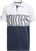 Polo Shirt Adidas Print Color Block White 9 - 10 Y Polo Shirt