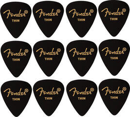 Plektra Fender 351 Shape Premium 12 Black Plektra