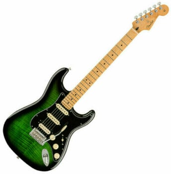 Електрическа китара Fender Player Series Stratocaster HSS Plus Top MN Green Burst - 1