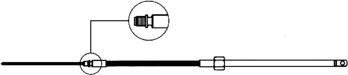 Cięgno sterowania Ultraflex M58 Steering Cable - 14'/ 4‚27 m