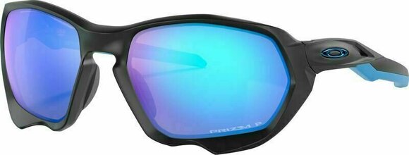 Sport Glasses Oakley Plazma 90190859 Matte Black/Prizm Sapphire Polarized - 1