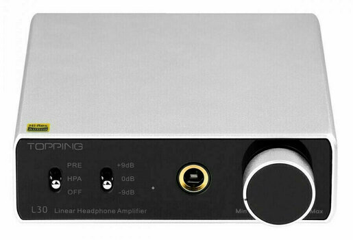 Pré-amplificador de auscultadores Hi-Fi Topping Audio L30 Silver - 1