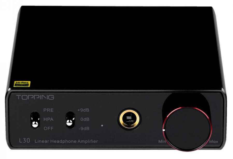 Hi-Fi Slúchadlový zosilňovač Topping Audio L30 Čierna