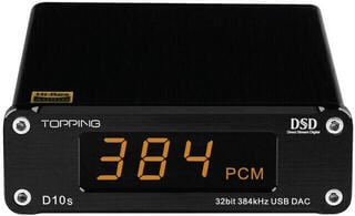 Hi-Fi DAC a ADC prevodník Topping Audio D10s Black Hi-Fi DAC a ADC prevodník