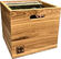 Music Box Designs 12" Vinyl Record Storage Vinyl Record Box Oiled Oak