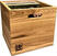 Caja de discos de vinilo Music Box Designs Oiled Oak 12 Inch Vinyl Record Storage Box Caja Caja de discos de vinilo