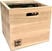 Låda för vinylskivor Music Box Designs Natural Oak 12 Inch Vinyl Record Storage Box Box Låda för vinylskivor