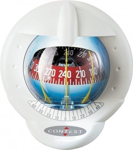 Kompas lodný Plastimo Compass Contest 101 White-Red 10-25° tilted bulkhead