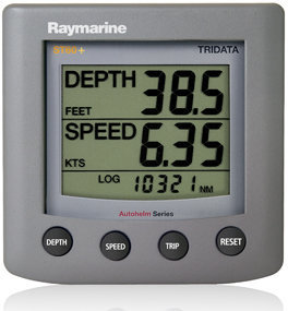 Boat Instrument Raymarine ST60 Plus Tridata Display
