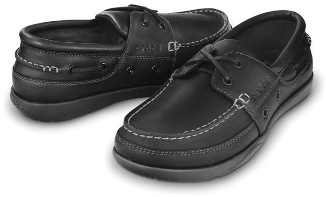 Mens Sailing Shoes Crocs Harborline Black 45-46
