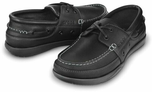 Mens Sailing Shoes Crocs Harborline Black 45-46 - 1