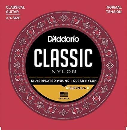 Nylon Strings D'Addario EJ27N-3/4