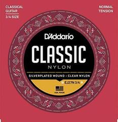 Nylon snaren voor klassieke gitaar D'Addario EJ27N-3/4 Nylon snaren voor klassieke gitaar