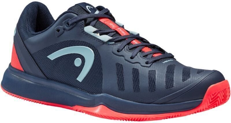 Férfi tenisz cipők Head Sprint Team 3.0 2021 Dress Blue/Neon Red 46 Férfi tenisz cipők