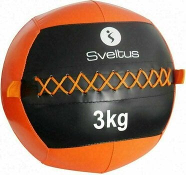 Εξοπλισμός Γυμναστικής Sveltus Wall Ball Πορτοκαλί 3 kg Εξοπλισμός Γυμναστικής - 1