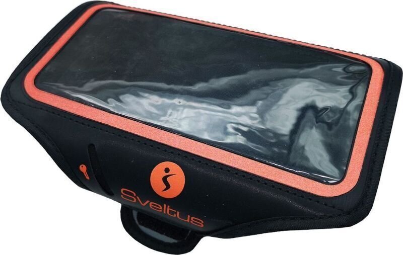 Slučaj za trčanje Sveltus Smartphone Armband Black/Orange 5,5" Slučaj za trčanje