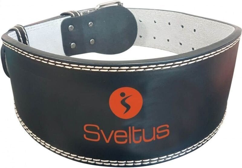 Bälten för tyngdlyftning Sveltus Leather Weightlifting Svart 105 cm Bälten för tyngdlyftning