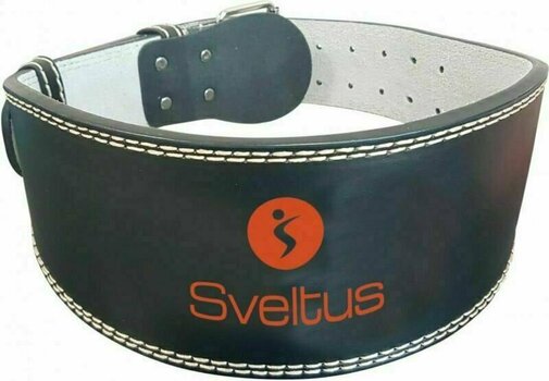 Cinturón de levantamiento de pesas Sveltus Leather Weightlifting Negro 115 cm Cinturón de levantamiento de pesas - 1
