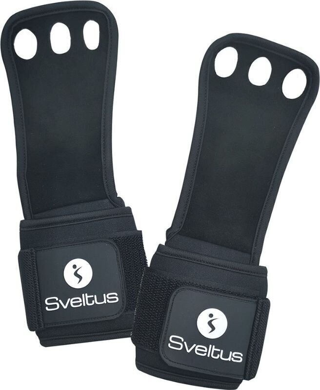 Fitness Gloves Sveltus Premium Hole Black L/XL Fitness Gloves